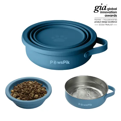 PawsPik 2-in-1 Travel Bowl